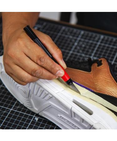 Angelus Detail Knife Set for Paper, Tape, Vinyl, Shoes - 5 Precision Blades Included - Buy Online on GoSupps.com