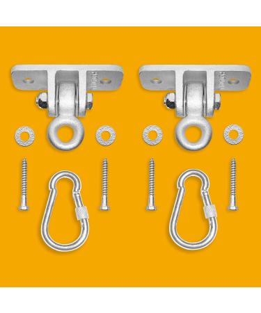 Jungle Gym Kingdom Swing Set Hangers - Heavy Duty Brackets with Snap Hooks - Indoor/Outdoor Hardware 2 Pack - Buy Online on GoSupps.com