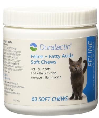 Duralactin Feline Plus Fatty Acids (60 Soft Chews)