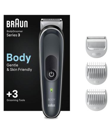 Buy Brown Body Groomer 3 with SkinShield Technology | Men's Hair Removal & Beard Trimmer Bundle BG3350 & BT3410 - 40 Length Settings - Buy Online on GoSupps.com