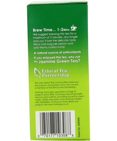 Twinings Pure Green Tea 20 Teabags (Pack of 8 Total 160 Teabags) - Buy Online on GoSupps.com
