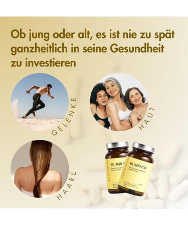  Epigenics Epigenics Collagen Plus Capsules with Hyaluronic Acid (30-day supply) - Vegan and Biomimetic Collagen - Complex Tablets for Skin Hair Nails Joints and Bones - Buy Online on GoSupps.com