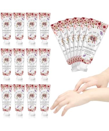 Leelosp 12 Pcs Teacher Valentine Gift Hand Cream Bulk for Women Bible Travel Size Hand Lotion Bulk Inspirational Religious Gifts Religious Bible Verse Gift for Team Employee Coworker Wedding Homeless