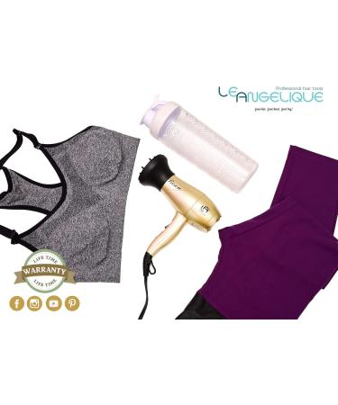 Le Angelique Mini Hair Dryer 1200W Super Strong with Diffuser Travel Size (Pink Cheetah) - Buy Online on GoSupps.com