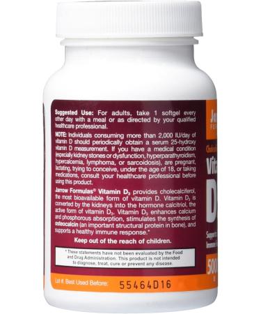 Jarrow Formulas Ultra Strength Methyl B-12 5000 mcg & Methyl Folate 800 mcg + P-5-P & Vitamin D3 125 mcg (5000 IU) - 100 Servings (Softgels) - Buy Online on GoSupps.com