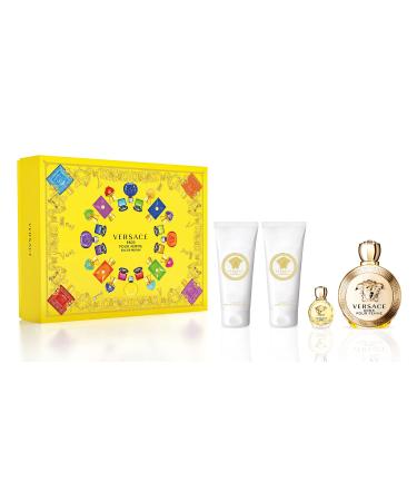 Versace Eros Pour Femme 4PCS EDP Women Gift Set