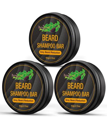 Beard Cleanser Shampoo Bar | Reduce Gray Hair Smooth & Nourish Your Beard - Buy Online on GoSupps.com