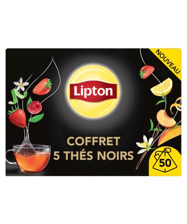 Lipton Coffret Th s Noirs Sensations 50 Sachets Pyramid