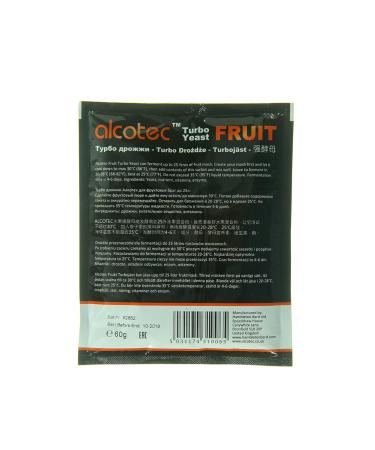 Alcotec Fruit Turbo Yeast | Unlock Exquisite Taste with Alcotec Fruit Turbo Yeast | Brewers Yeast Powder| Wine Yeast for Wine Making | (Pack of 6) - Buy Online on GoSupps.com