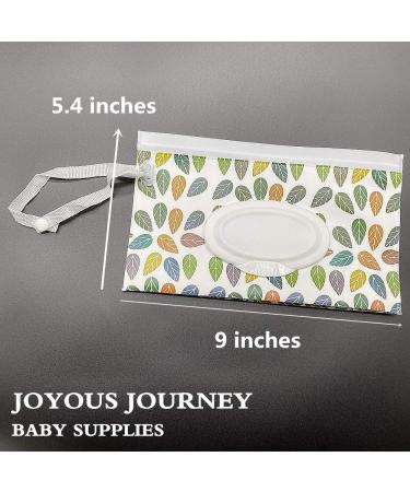 2 Pack Portable Wet Wipe Pouch Bags Set - Reusable & Refillable Travel Holder Cases - Buy Online on GoSupps.com