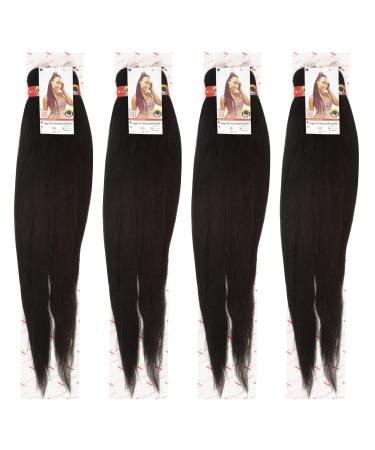 NEW 60 INCH PRE-PULLED XPRESSION LAGOS BRAID PRE-PULLED Hair Extension 60 2Pack (Colour 1B Natural Black) 1B (Natural Black) 60 inches