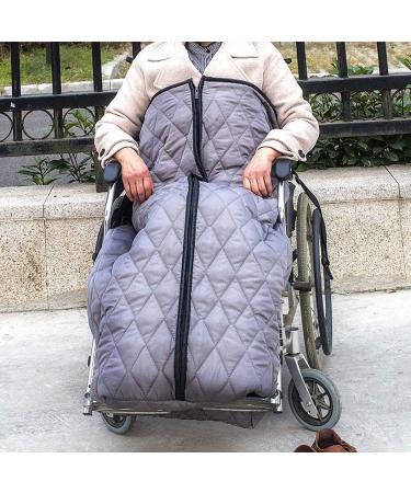 Wheelchair Blanket for Warmth and Comfort Thicken Fleece Lined Blanket Waterproof Wheelchair Leg Cover Plush Heated Blanket Wheelchair Accessory