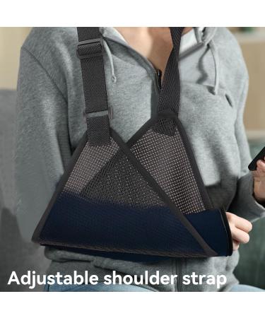 Premium Breathable Adjustable Arm Loop Bandage for Men & Women - Support for Broken Arm Shoulder Elbow & Wrist Injuries - Buy Online on GoSupps.com