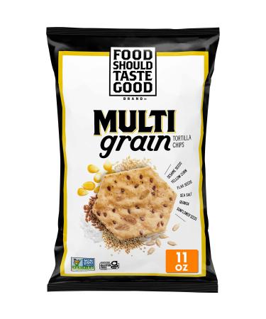 Food Should Taste Good Tortilla Chips, Multigrain, Gluten Free, 11 oz