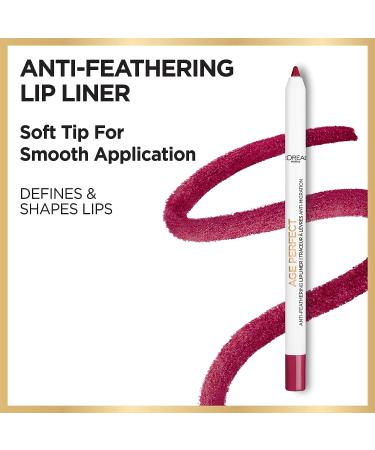 L'Oreal Paris Age Perfect Anti-Feathering Lip Liner in Flaming Carmin - 1 Count - Buy Online on GoSupps.com