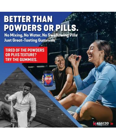 99.99% Creatine Monohydrate Gummies for Men & Women 5g Tasty Creatine Gummies for Muscle Strength Endurance Recovery & Sugar Free Gluten-Free Vegan Non-GMO 90 Count Strawberry 90 Count (Pack of 1) - Buy Online on GoSupps.com