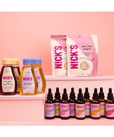 NICKS Keto Sweetener 70% Calorie Reduced 1:1 Low Carb Baking Sugar Replacement - Xylitol Erythritol Stevia Blend | Vegan - 1kg - Buy Online on GoSupps.com