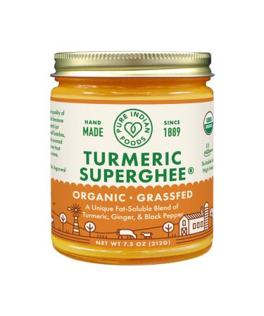 Turmeric Superghee 7.5 oz, Certified Organic 7.5 Ounce (Pack of 1)
