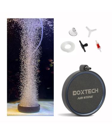 boxtech Aquarium Air Stone Set Sand Plate Aquarium Dissolved Oxygen Diffuser Aerator Stone (S- 100mm) 100mm