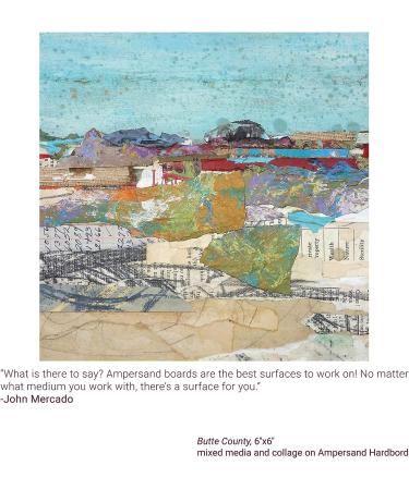 Ampersand Art Supply Hardboard Painting Panel - Museum Series Hardbord 12x12, 2 Cradled Profile - Buy Online on GoSupps.com