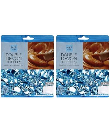 Marks & Spencer Marks and Spencer Double Devon Toffees Candy | 2 x 225g sachets | M&S Food vegetarian gelatin free