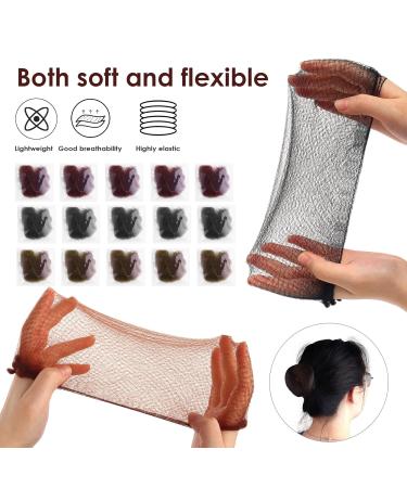 Buy Wllhyf 30-Piece Invisible Elastic Hair Nets for Women & Girls | Perfect for Foodservice Sleeping & Dance Styling - Buy Online on GoSupps.com