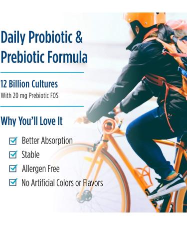 Nordic Naturals Nordic Flora Probiotic - 12 Billion CFU, 60 Capsules - Digestive Health - Buy Online on GoSupps.com