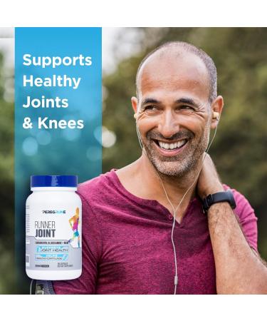 PEREGRUNE Runner Joint Support Supplement | Supports Healthy Joints Cartilage & Mobility | Glucosamine Chondroitin MSM | GMP Certified Joint Support for Athletes 90 Capsules - Buy Online on GoSupps.com