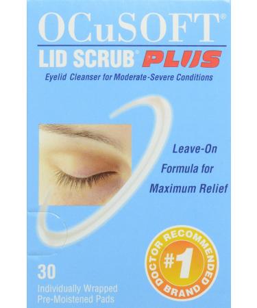 OCuSOFT Lid Scrub Plus Pre-Moistened Pads - 30 Count Pack for Effective Eye Care - Buy Online on GoSupps.com