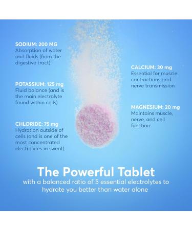 Nuun Zero Sugar Hydration Electrolyte Tablets - Sodium Potassium Chloride Calcium Magnesium Light & Delicious Fruit Flavors No Sugar Gluten Free Vegan Raspberry Lemonade (80 Servings Total) Raspberry Lemonade 80 Co  - Buy Online on GoSupps.com