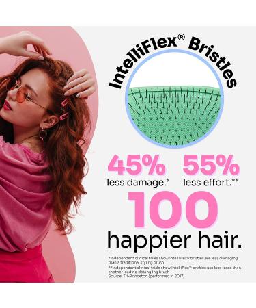 Wet Brush Paddle Hair Brush Green - Go Green Detangler with IntelliFlex Bristles - AquaVent Design for Evenly Spreading Treatments - Pain-Free Styling - Buy Online on GoSupps.com