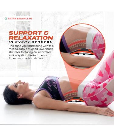 Adjustable Back Stretcher for Lower Back Pain Relief | Back Cracker for Sciatica & Herniated Disc | Lumbar Stretcher - Max 220 lbs Capacity - Buy Online on GoSupps.com
