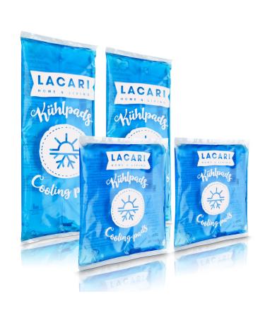 Cool pads |4x cool pack T V tested & made in Germany |Lacari cold warm compress |Friends & Cool Pack in 2 sizes |Cooling compress for first aid |Cooling pad and cooling package gel |Cool pads gel