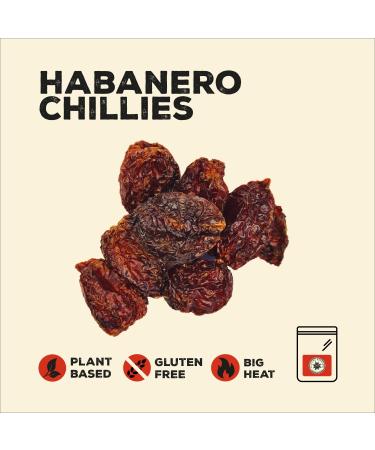 Nature Kitchen Chilli Whole Habanero 100G Large Bag Of Seasoning Spices And Herbs. Gluten-Free and Vegan Everyday Cooking Blends For Marinades Sauces Frying Baking Or Grilling