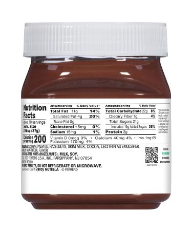 Nutella  Hazelnut Spread With Cocoa For Breakfast  13 Oz Jar 13 Ounce (Pack of 1) - Buy Online on GoSupps.com