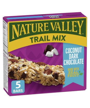 NATURE VALLEY Trail Mix Coconut Dark Chocolate Special Edition Granola Bars 160g