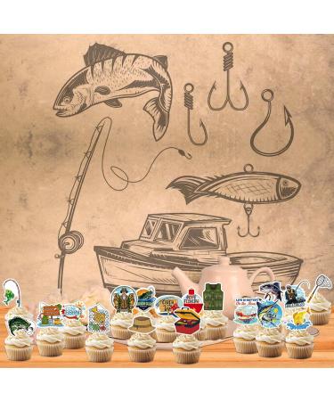 48pcs Fishing Cupcake Toppers - Buy Online on GoSupps.com