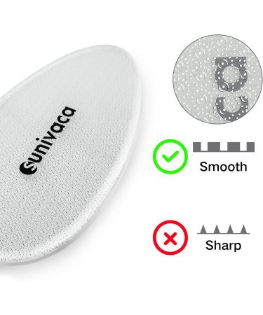 Professional Glass Foot File & Callus Remover - Diabetic Foot Care Heel Scraper & Dead Skin Scrubber for Perfect Pedicure - Buy Online on GoSupps.com