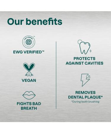 Attitude Sensitive Toothpaste with Fluoride, Spearmint Flavor, Vegan & Cruelty-Free, Sugar-Free, Plant & Mineral-Based Ingredients, Clean Oral Care, 4.2 Oz - Buy Online on GoSupps.com