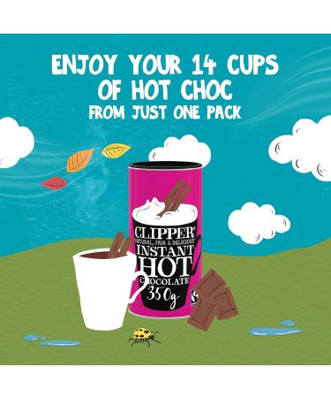 Clipper Instant Hot Chocolate 350g - Buy Online on GoSupps.com