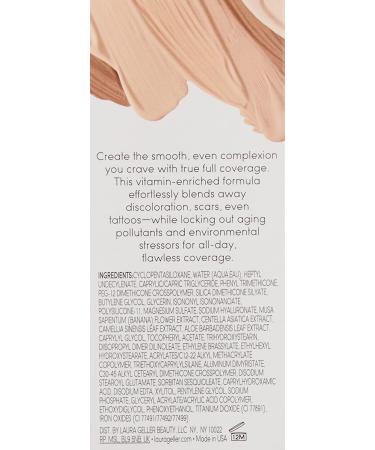 Laura Geller Cover Lock Cream Foundation - Golden Medium 1 fl oz (30 ml) | Long-lasting Makeup - Buy Online on GoSupps.com