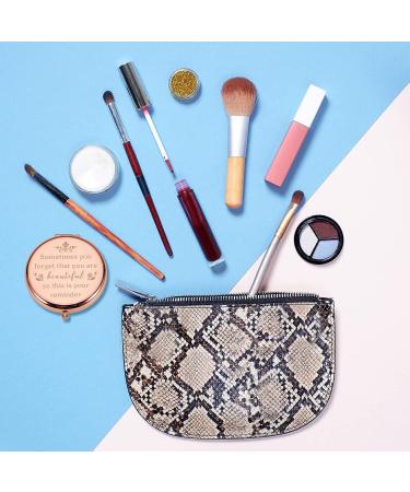 Makeup Compact Mirror for Women - Inspiring Gift for Her Birthday, Graduation, Valentine's Day - Ideal Stocking Stuffer for Daughter, Mom, Girlfriend, Sister, Wife - Christmas Pocket Mirror - Buy Online on GoSupps.com