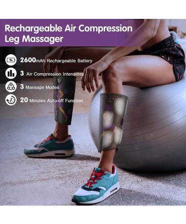 QUINEAR Cordless Leg Massager - Rechargeable Air Compression Calf Massager - Buy Online on GoSupps.com