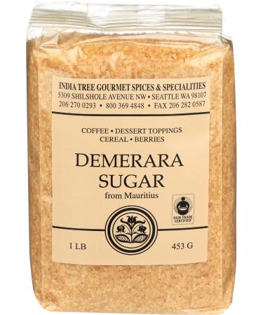 INDIA TREE Demerara Sugar, 16 OZ