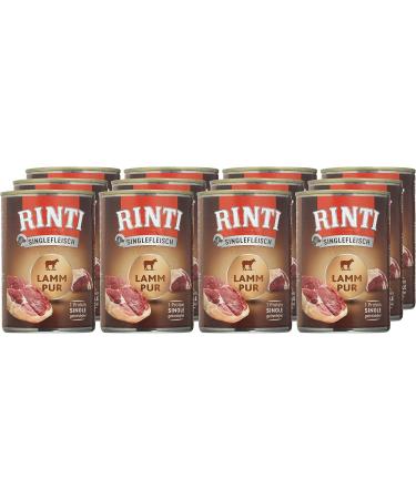 Buy Rinti Sensible Pur Lamb - Pack of 12 (400g each) | Premium Quality Wet Dog Food for All Breeds | International Shipping Available - Buy Online on GoSupps.com
