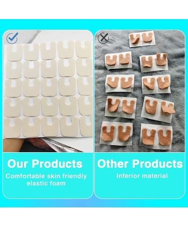 50Pcs U-Shaped Callus Cushions | Foot Pads Foam for Pain Relief | Pedi Cushions for Men & Women - Buy Online on GoSupps.com