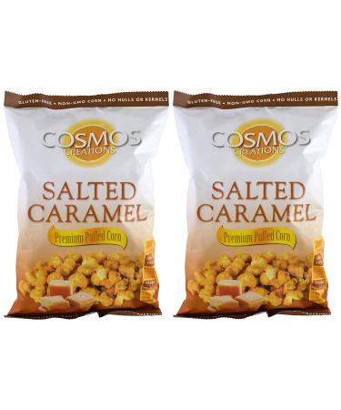 Cosmos Premium Puffed Corn - Salted Caramel Hulless Popcorn | Pack of 2 - Buy Online on GoSupps.com