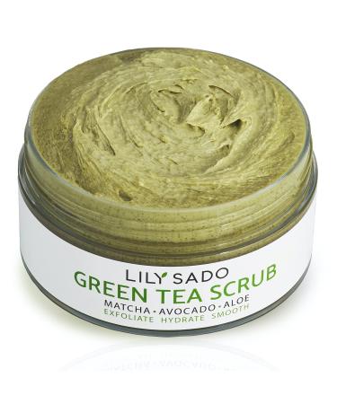 LILY SADO MATCHA MADE IN HEAVEN Sugar Facial Scrub - Best Daily Facial Exfoliating Cleanser for Women & Men - Vegan Face Wash Exfoliates Skin, Treats Acne, Reduces Pore Size - For All Skin Types - 4 oz 4 Ounce (Pack of 1) MATCHA + AVOCADO