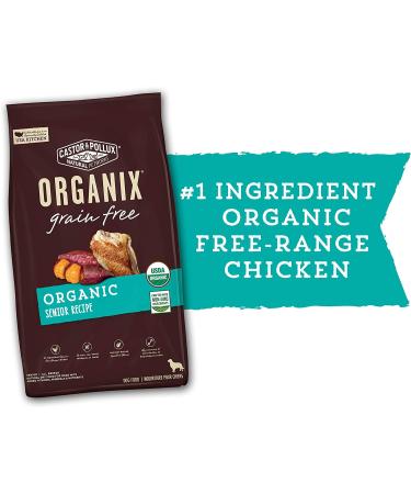Castor & Pollux Organix Grain Free Organic Senior Dog Food - 4lb Bag - Buy Online on GoSupps.com
