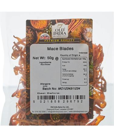 Old India Mace Blades 50g - Premium Quality Spice Blend - Buy Online on GoSupps.com
